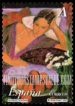 FindYourStampsValue: Paintings by Alfredo Roldán