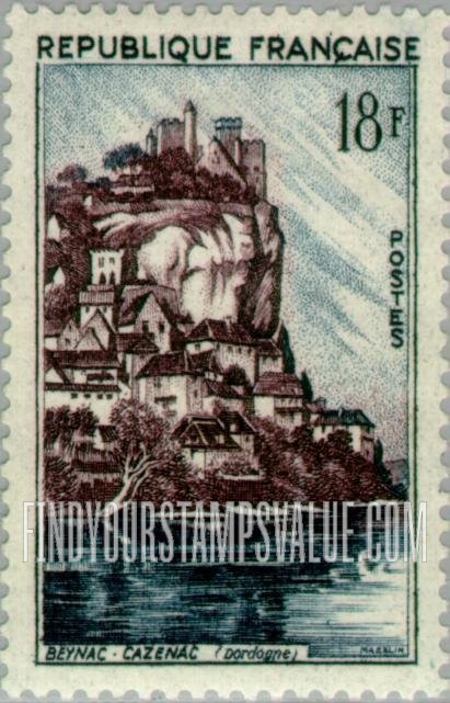 FindYourStampsValue: Beynac-Cazenac, Dordogne