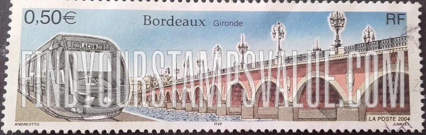 FindYourStampsValue: Tourism Issue: Bordeaux