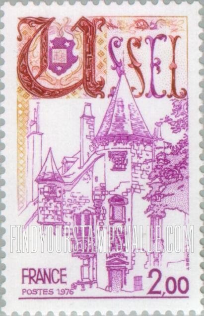 FindYourStampsValue: Tourist Issue: Ussel