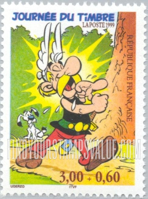 FindYourStampsValue: Asterix, by Albert Uderzo and Rene Goscinny