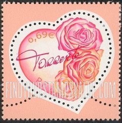 FindYourStampsValue: Hearts: Roses