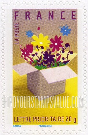 FindYourStampsValue: Gift Boxes: Flowers