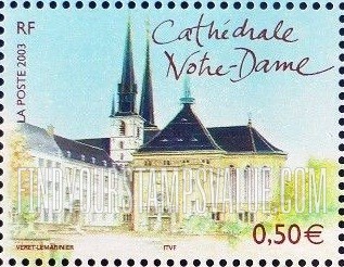 FindYourStampsValue: European Capitals Type of 2002: Notre Dame Cathedral, horizontal