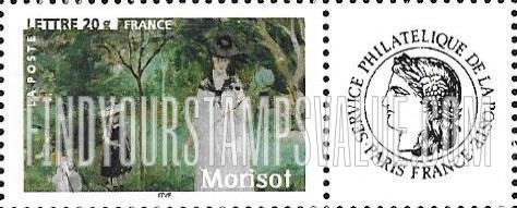 FindYourStampsValue: Impressionist Paintings: The Butterfly Hunt, by Berthe Morisot