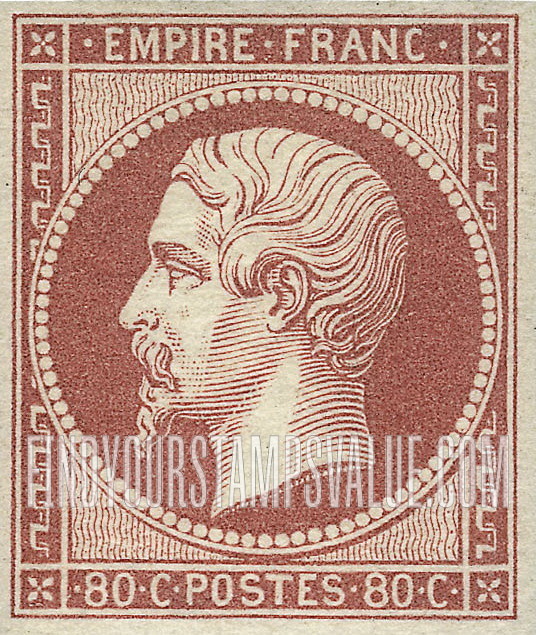 FindYourStampsValue: Emperor Napoleon III