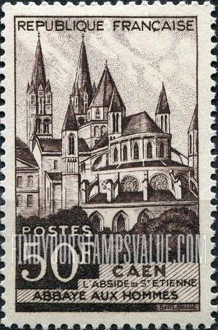 FindYourStampsValue: Abbaye aux Hommes, Centennial