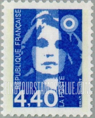 FindYourStampsValue: Marianne: Marianne Type of 1990