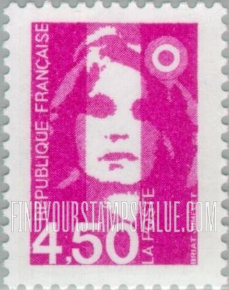 FindYourStampsValue: Marianne: Marianne Type of 1990