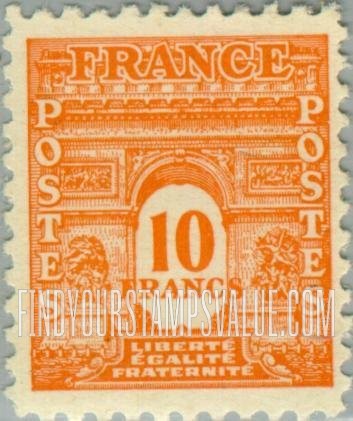 FindYourStampsValue: Arc de Triomphe