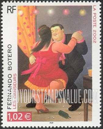 FindYourStampsValue: Art Series: The Dancers, by Fernando Botero