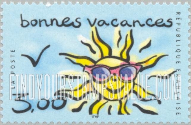 FindYourStampsValue: Announcements Type of 1999: Nice Holiday (bonnes vacances)
