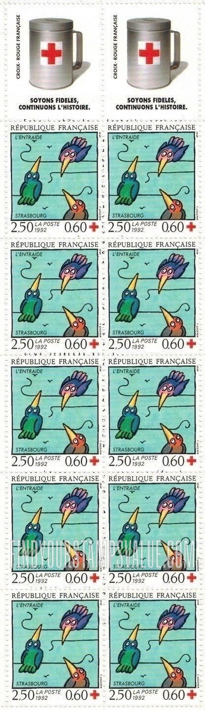 FindYourStampsValue: SEMI-POSTAL - Mutual Aid, Strasbourg