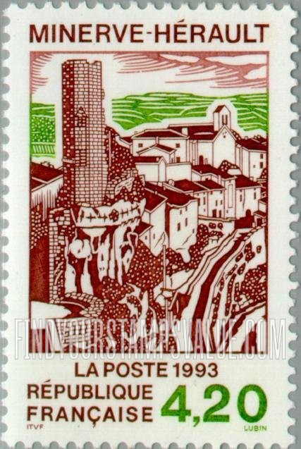 FindYourStampsValue: Tourism Series: Village of Minerve