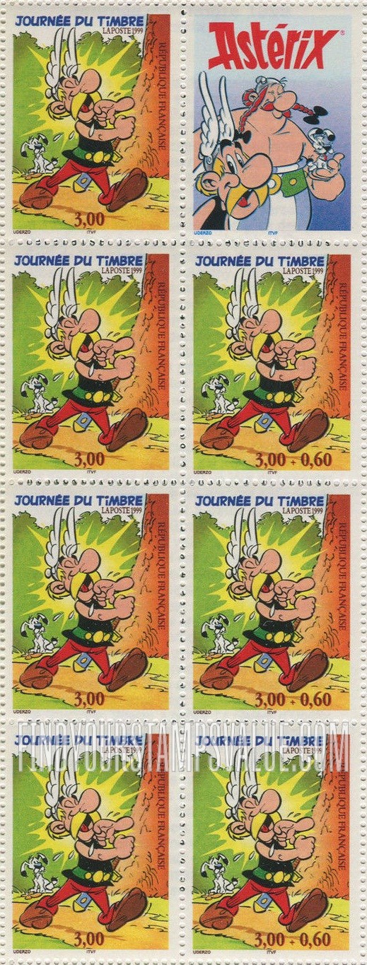 FindYourStampsValue: Asterix, by Albert Uderzo and Rene Goscinny
