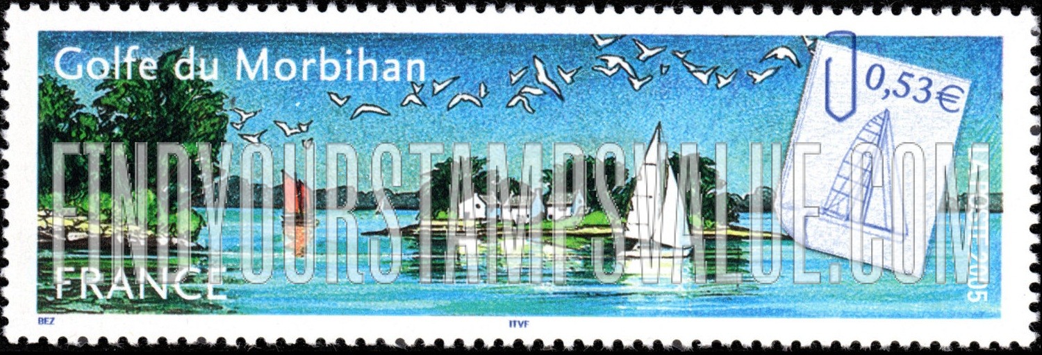 FindYourStampsValue: Tourism Issue: Gulf of Morbihan