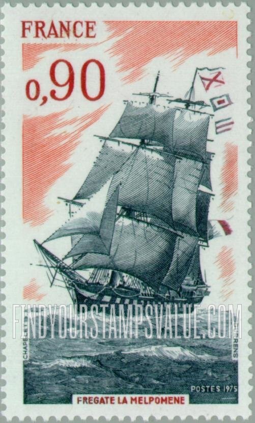 FindYourStampsValue: Frigate Melpomene
