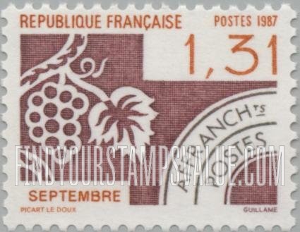 FindYourStampsValue: Months of the Year: September