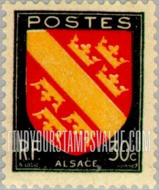 FindYourStampsValue: Arms of Alsace
