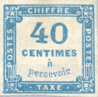 FindYourStampsValue: POSTAGE DUE - Numeral Value