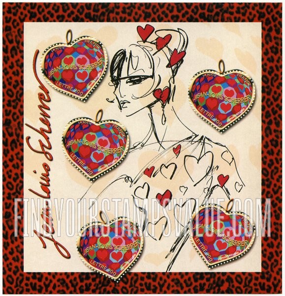 FindYourStampsValue: Hearts: Hearts, octagons and diamonds