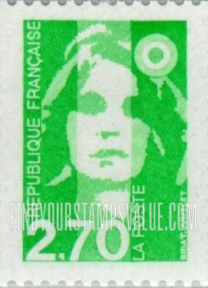 FindYourStampsValue: Marianne: Marianne Type of 1990