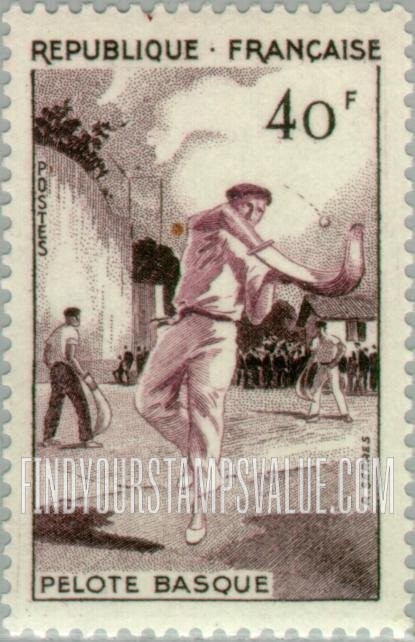 FindYourStampsValue: Pelota (Jai alai)