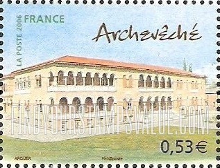FindYourStampsValue: European Capitals Type of 2002: Archbishop’s residence (Archeveché)