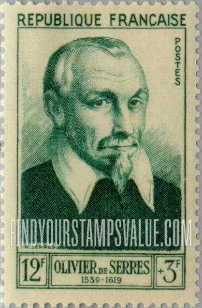 FindYourStampsValue: SEMI-POSTAL - Olivier de Serres