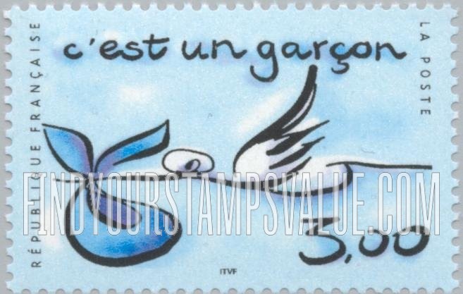 FindYourStampsValue: It’s a boy (C’est un garcon)