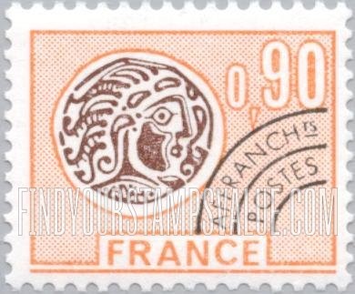 FindYourStampsValue: Gallic Coin: Gallic Coin Type of 1975
