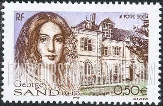 FindYourStampsValue: George Sand (1804-1876), Writer