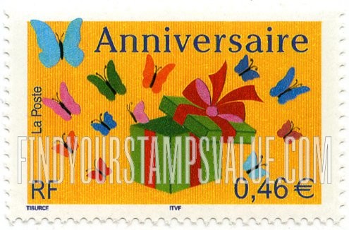 FindYourStampsValue: Birthday Greetings