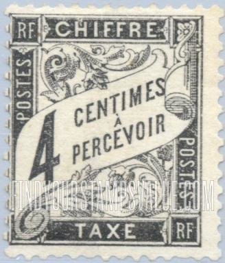 FindYourStampsValue: POSTAGE DUE - Numeral Value