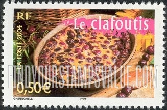 FindYourStampsValue: Aspects of Life in French Regions Type of 2003: Clafoutis