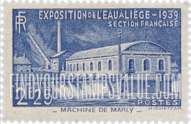 FindYourStampsValue: Pumping Station at Marly