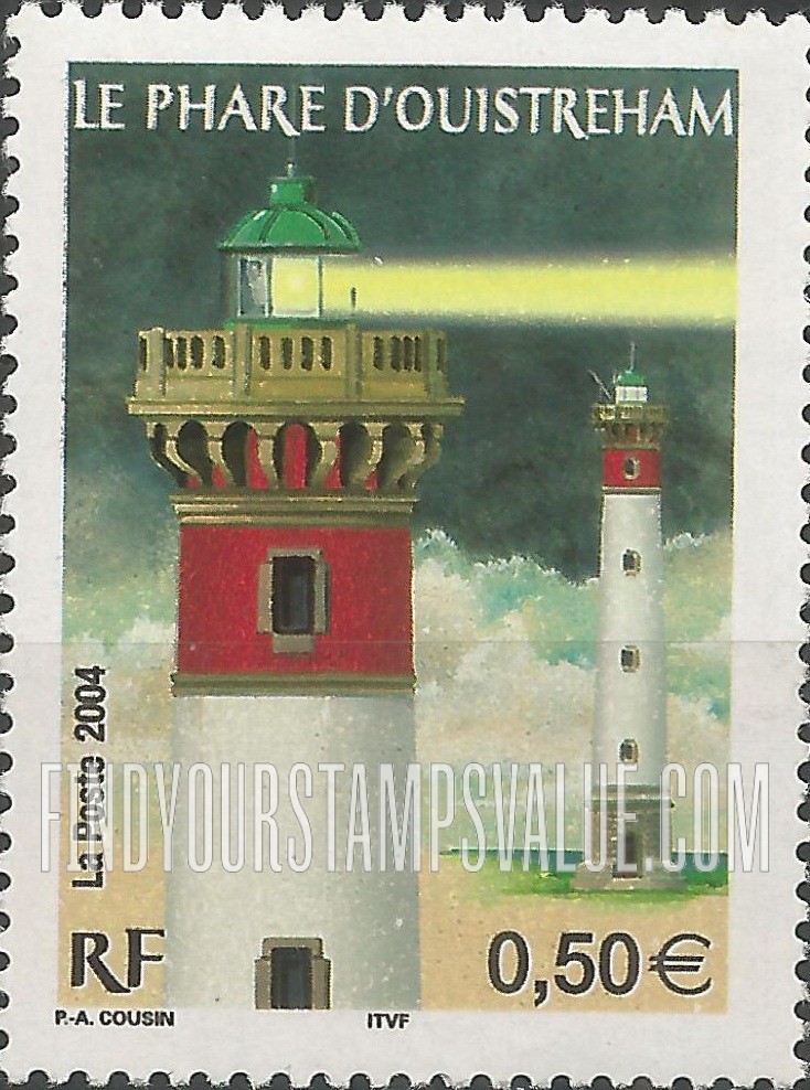 FindYourStampsValue: Ouistreham Lighthouse