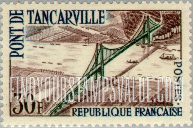 FindYourStampsValue: Tancarville Bridge
