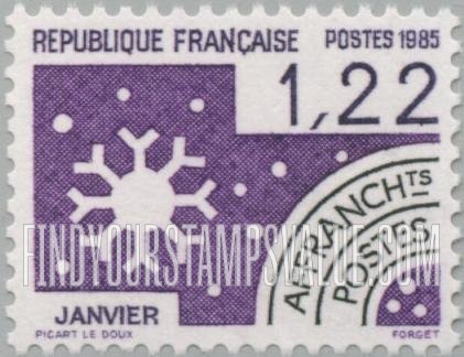 FindYourStampsValue: Months of the Year: January