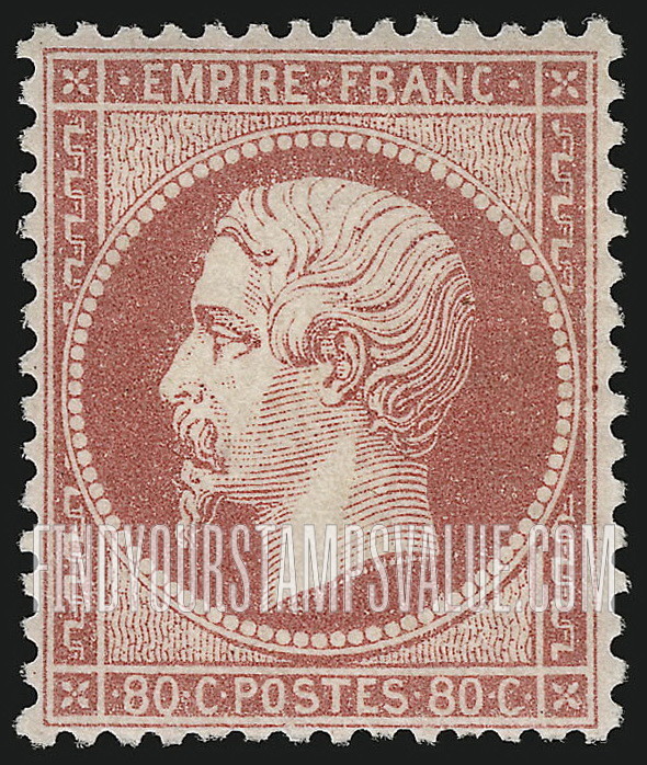 FindYourStampsValue: Emperor Napoleon III
