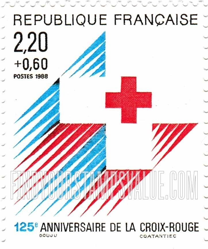 FindYourStampsValue: SEMI-POSTAL - International Red Cross, 125th Anniversary