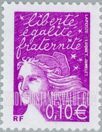 FindYourStampsValue: Marianne (With Euro Denominations)