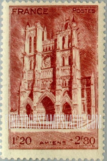 FindYourStampsValue: SEMI-POSTAL - Amiens