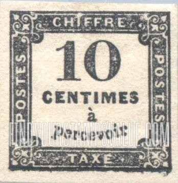 FindYourStampsValue: POSTAGE DUE - Numeral Value