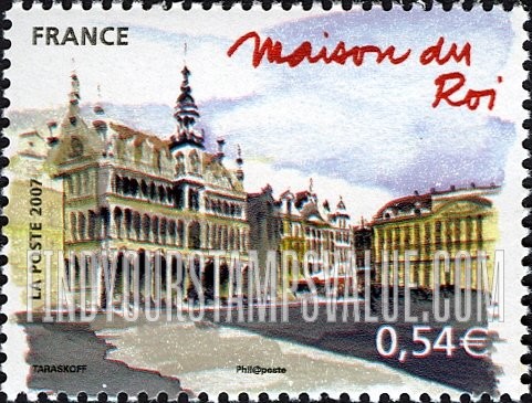 FindYourStampsValue: European Capitals Type of 2002: Maison du Roi (Royal Palace)