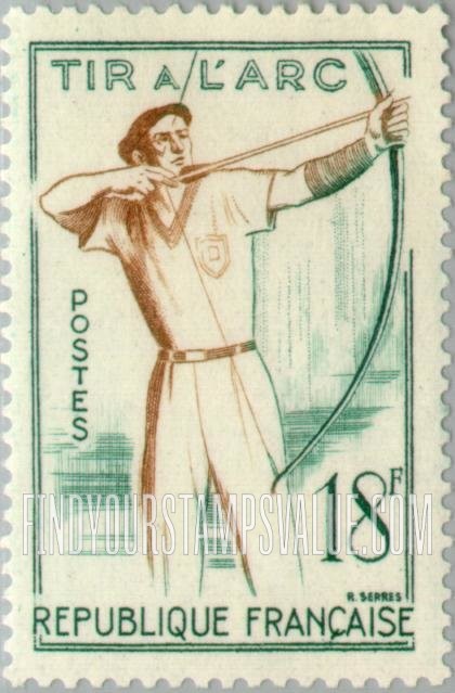FindYourStampsValue: Archery, vertical