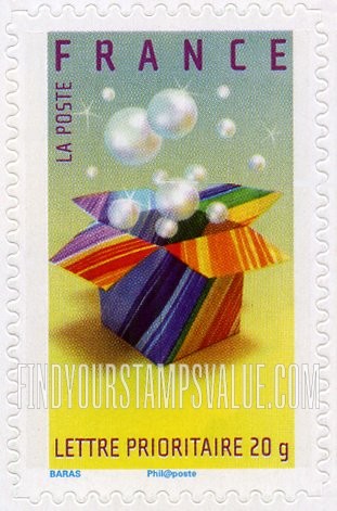 FindYourStampsValue: Gift Boxes: Bubbles
