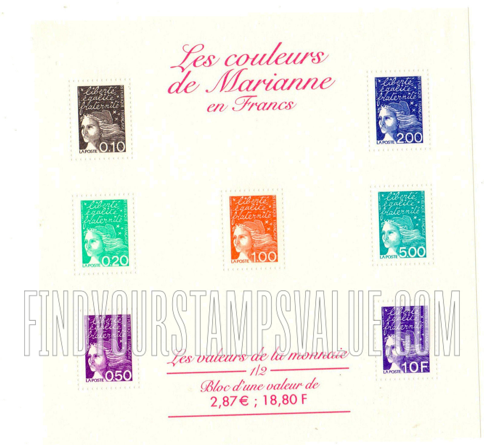 FindYourStampsValue: Marianne