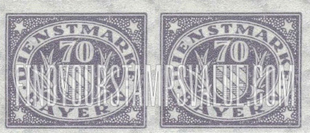 FindYourStampsValue: OFFICIAL - Schield and value in oval