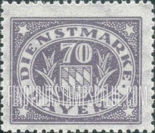 FindYourStampsValue: OFFICIAL - Schield and value in oval